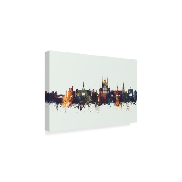 Michael Tompsett 'Winchester England Skyline Iv' Canvas Art,12x19